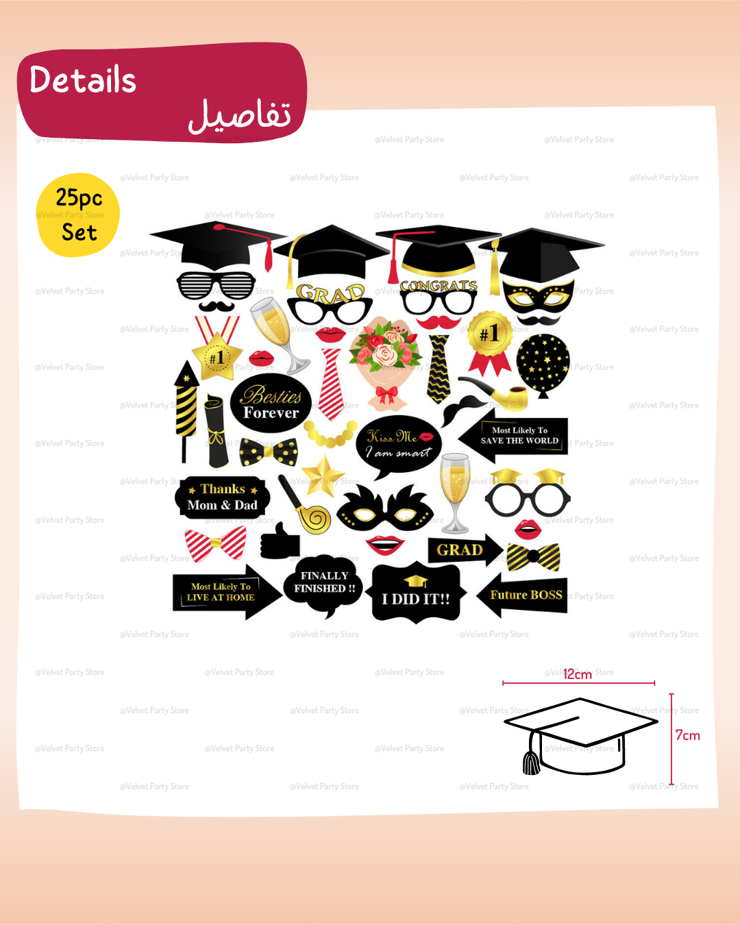 Graduation Photo Props