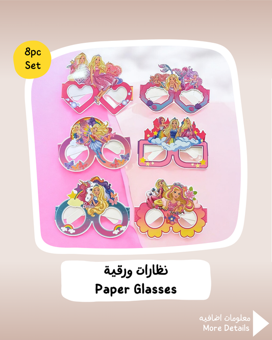 Barbie Paper Glasses