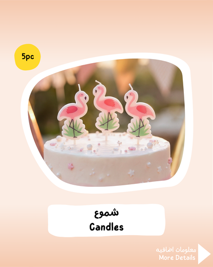 Flamingo Candles